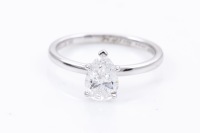 1.00ct Diamond Solitaire Ring GIA D VS1