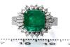 3.20ct Emerald and Diamond Ring - 2