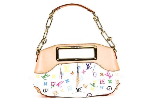 Louis Vuitton White Multicolour Monogram Judy PM