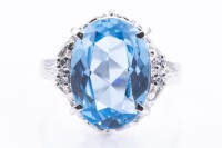 5.00ct Topaz and Diamond Ring