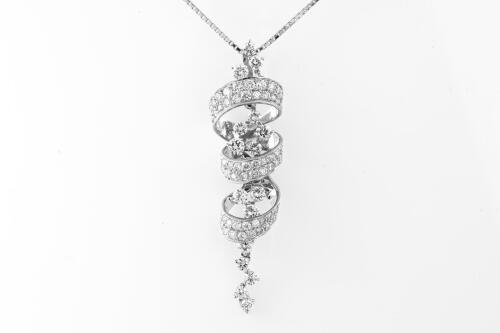 3.06ct Diamond Dress Pendant