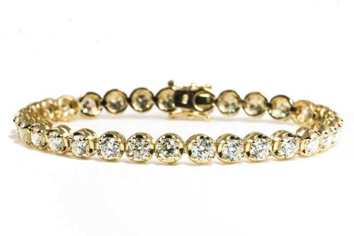 9.65ct Diamond Tennis Bracelet