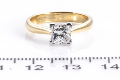 1.00ct Diamond Solitaire Ring GIA F SI1 - 2