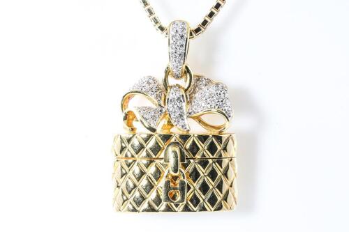 0.35ct Diamond Handbag Pendant