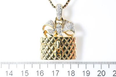 0.35ct Diamond Handbag Pendant - 2