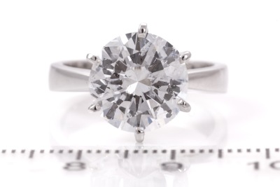 4.27ct Diamond Solitaire D Colour GSL - 2