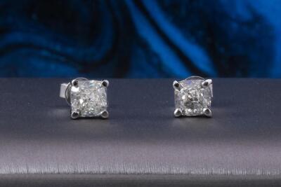 2.01ct Diamond Stud Earrings GSL - 5