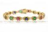 Emerald, Ruby, Sapphire and Diamond Bracelet - 3