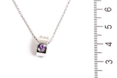 Louis Vuitton Empreinte Pink Sapphire Pendant - 8