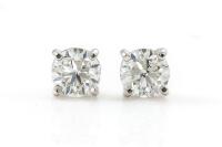 2.00ct Diamond Studs Earrings GIA F VS1