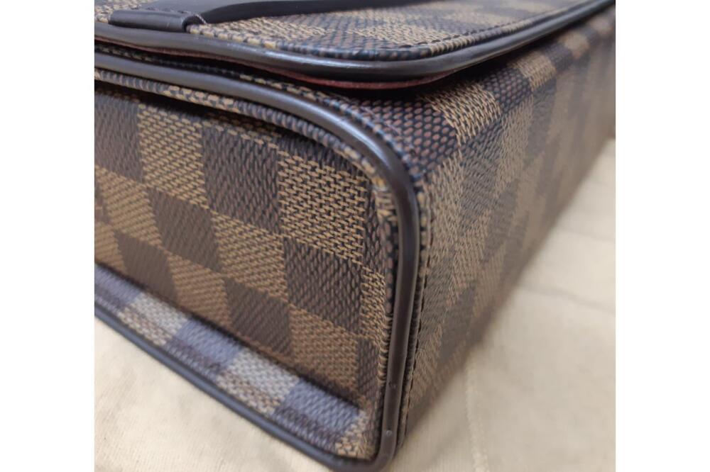 Louis Vuitton Damier Ebene Tribeca Carre Flap Bag 861318