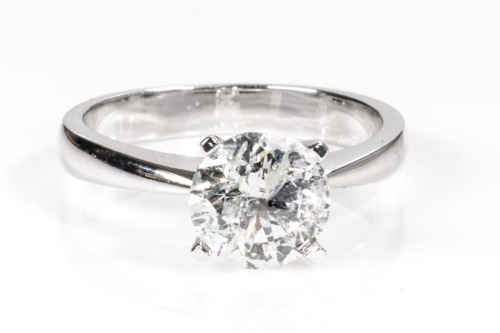 2.01ct Diamond Solitaire Ring GSL H P2