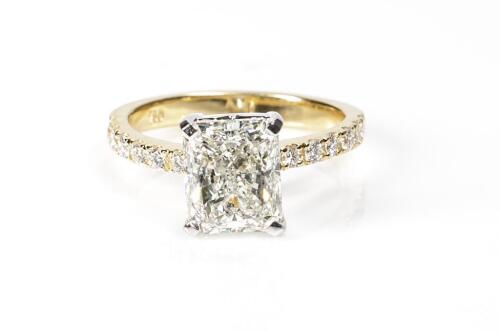 3.01ct Centre Diamond Solitaire Ring GIA K SI1