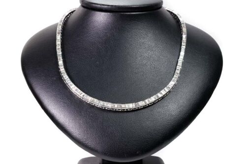 11.87ct Diamond Tennis Necklace