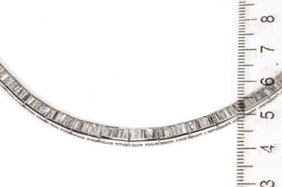 11.87ct Diamond Tennis Necklace - 4