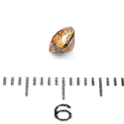 0.50ct Deep Brownish Orangy Yellow P1 GIA - 3