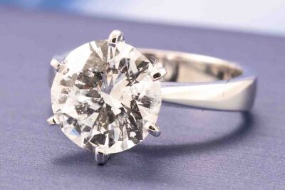 4.27ct Diamond Solitaire D Colour GSL - 8