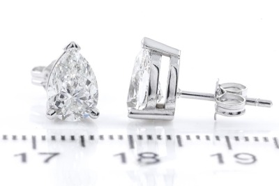 2.00ct Diamond Stud Earrings GIA E SI1 - 4