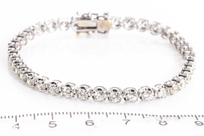 4.97ct Diamond Tennis Bracelet - 2
