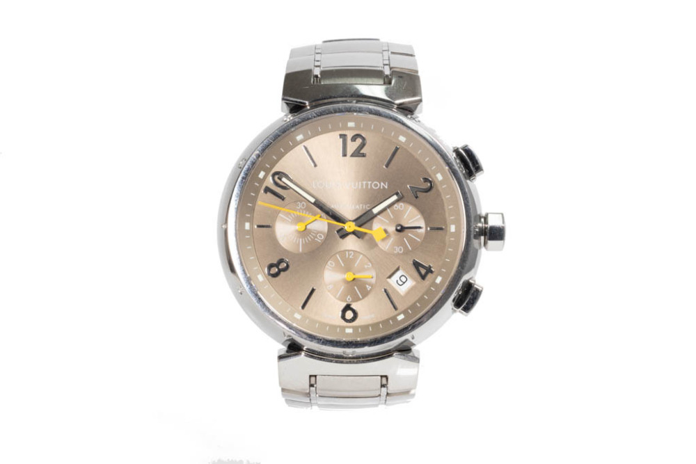 Louis Vuitton Tambour Chronograph for $2,700 for sale from a