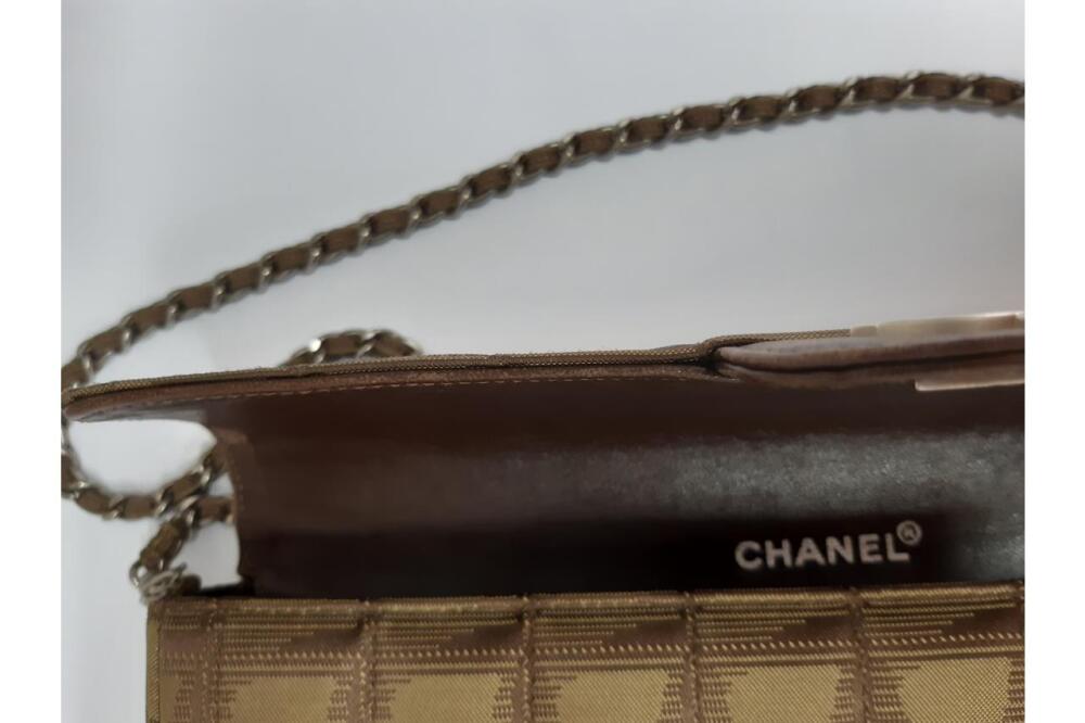 Chanel Travel Line Choco Bar Shoulder Bag