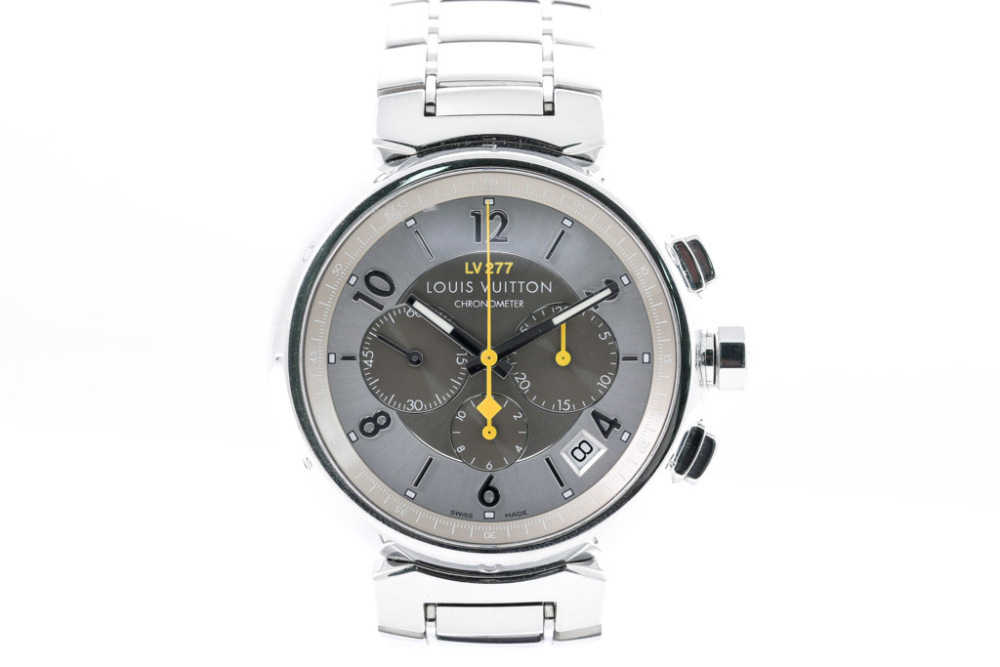 Lot - Louis Vuitton Tambour Chronograph LV277 Watch