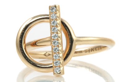 Hermes Echappee Diamond Ring