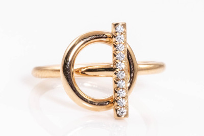 Hermes Echappee Diamond Ring - 2