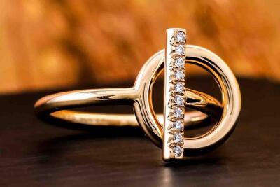 Hermes Echappee Diamond Ring - 5