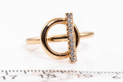 Hermes Echappee Diamond Ring - 6