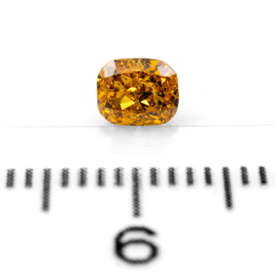 0.50ct Fancy Deep Yellow Orange GIA - 2