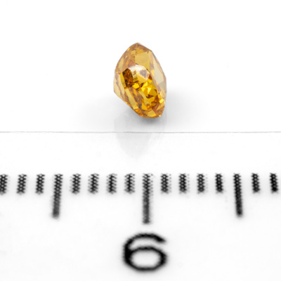 0.50ct Fancy Deep Yellow Orange GIA - 3