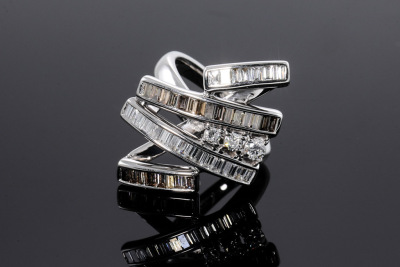 1.31ct White & Cognac Diamond Dress Ring - 5