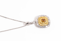 1.28ct Fancy Colour Diamond Pendant - 6