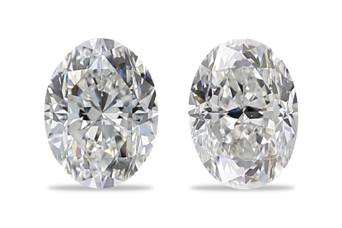 2.01ct Pair of Diamonds GIA F VS1 & E VS2