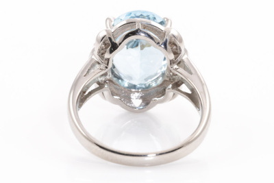 4.53ct Aquamarine and Diamond Ring - 3