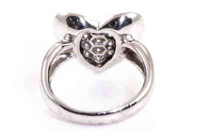 1.07ct Diamond Heart Ring - 6