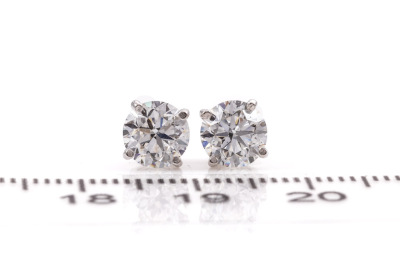 1.80ct Diamond Studs GIA D VS1 - 2