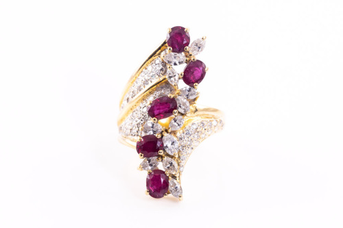 2.59ct Ruby and Diamond Ring