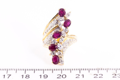 2.59ct Ruby and Diamond Ring - 4