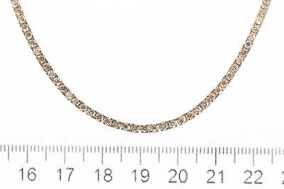 3.16ct Diamond Tennis Necklace - 2