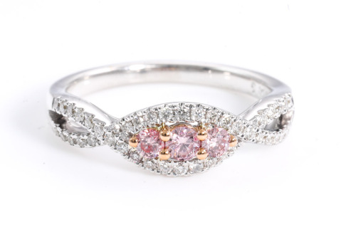 0.22ct Pink Argyle Diamond Ring