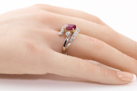 2.34ct Ruby and Diamond Ring - 2