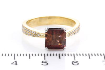 1.98ct Tourmaline and Diamond Ring - 2