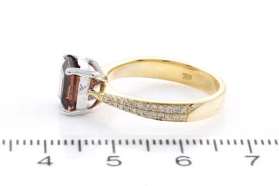 1.98ct Tourmaline and Diamond Ring - 3