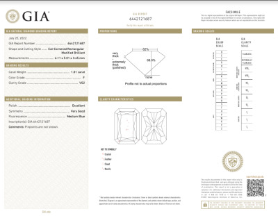 1.01ct Loose Diamond GIA F VS2 - 2