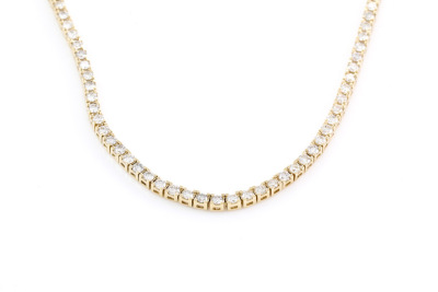 3.05ct Diamond Tennis Necklace - 2