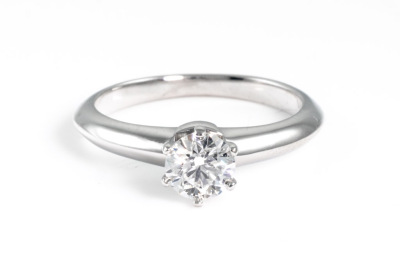 Tiffany & Co Solitaire Diamond Ring