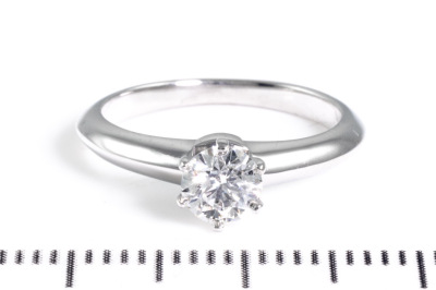 Tiffany & Co Solitaire Diamond Ring - 2