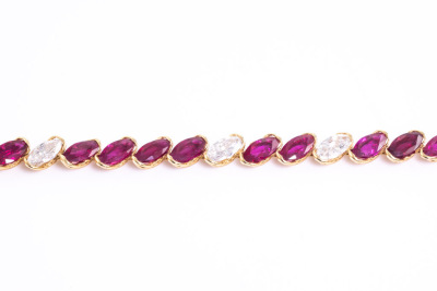 26.71ct Ruby and Diamond Bracelet - 6
